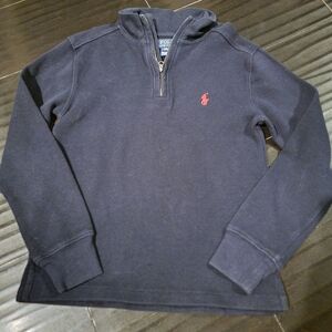 Kids Polo Ralph Lauren Navy Quarter-Zip Pullover